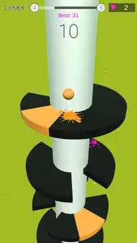 3D Ball Helix Jumping Game - Free Helix Tower Jump Screen Shot 3
