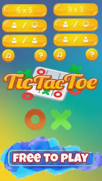 Tic Tac Toe 2 Player: XXX OOO Screen Shot 3