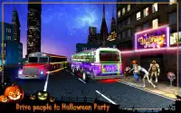 Halloween Party Bus Driver 3D Screen Shot 8