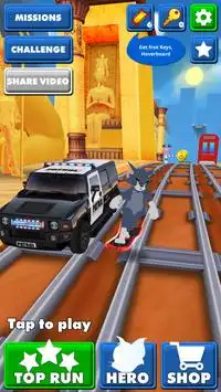 Temple Tom Subway Running Clash 😼😼 Screen Shot 0