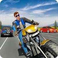 Tricky Moto Racing Traffic Highway Driving