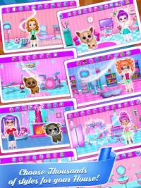 Juegos de chicas casa - Decorar casa de muñecas Screen Shot 6
