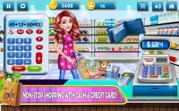 Supermarkt Einkaufen Kasse: Kassierer Spiele Screen Shot 0