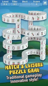 3D Mahjong Triple Tile Match Screen Shot 0