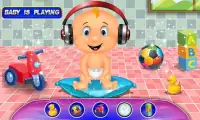 Новорожденное Baby Care: няня Daycare игры Screen Shot 1