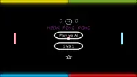Neon Ping Pong Screen Shot 0