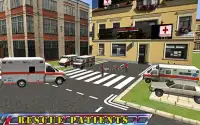 Stadt Krankenwagen Fahrt Simulation: frei Spiele Screen Shot 3