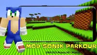 Mod Sonik Hero : Blocky Parkour Screen Shot 2