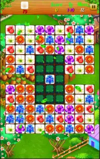 Flowers Sweet Connect – Match 3 Game Screen Shot 0