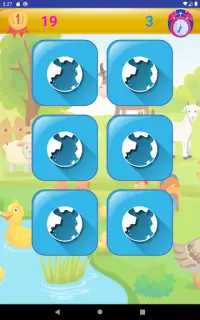 Educational animals memory game for kids Screen Shot 5