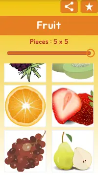 Enfants Puzzle: Fruit Screen Shot 5