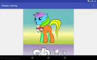 Live coloring cartoon "Pony" Screen Shot 10