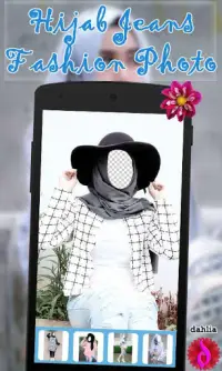 Hijab Jeans Fashion Photo Screen Shot 4
