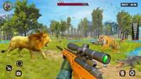 जंगली जानवर शिकार बंदूक खेलों Screen Shot 2
