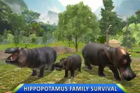 Wild Hippo Beach Attack Джунгли Симулятор Screen Shot 17