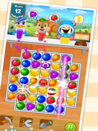Royal Fruits Match - Candy Crush Juice Jam Games Screen Shot 8