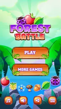 Batalha florestal Screen Shot 0