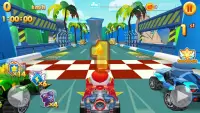 Super Hero - Cars Racing Screen Shot 1