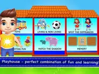 Kids Playhouse Fun - Educational Games for Kids Screen Shot 0