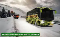 Militare trasporto autobus Screen Shot 1