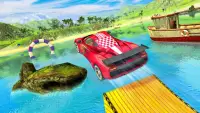Wasser-Surfer-Rennwagen-Spiele Screen Shot 6
