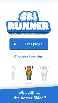 Ski Runner - スキーランナー - 無料でゲーム Screen Shot 0