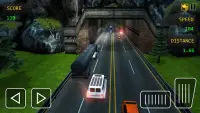 Autostrady ruchu drogowego w samochodzie Screen Shot 15