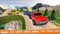Animal Zoo Safari Cargo Animal 6X6 Truck 2019 Screen Shot 7
