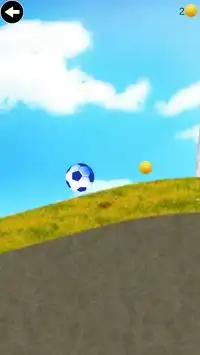 soccer ball climbing game Screen Shot 2