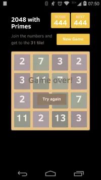 2048 with primes Screen Shot 3