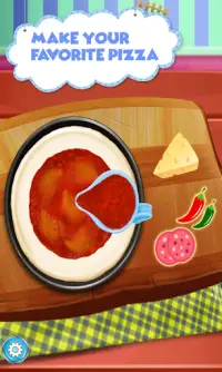 لعبة طبخ البيتزا المنزلية Screen Shot 5