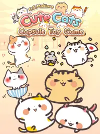 Cute Cats Capsule Toy Game C.C.Makiart Screen Shot 10
