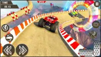 산등산 게임:무료 자동차 스턴트 게임:불가능한 스턴트 운전:스릴 넘치는 레이싱 스턴트 레벨 Screen Shot 4