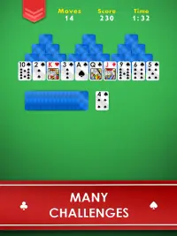 Tripeaks - Free Classic Casino Card Game Screen Shot 9