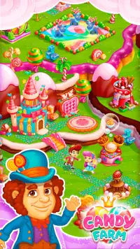 Candy Farm: Magic cake town & cookie dragon story Screen Shot 2