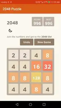 2048 Game Screen Shot 3