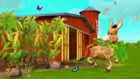 Donkey Vida Simulator Games: Cidade divertida Screen Shot 2