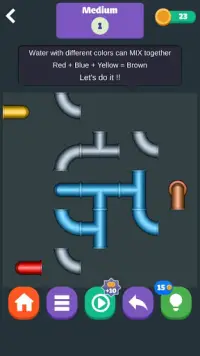 Pipe Puzzle - Line Connect Water Puzzle Game Screen Shot 1