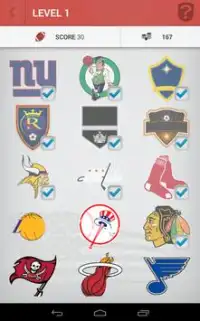 US Sports Logo game Screen Shot 1
