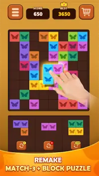 Triple Butterfly: Block Puzzle Screen Shot 0