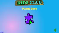 Puzzle Zone for Kids Club Mobile Screen Shot 1