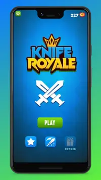 Knife Throw Royale 3: Original Knife Throw Game Screen Shot 0