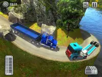 Transport routier de camion d'or de montée Screen Shot 11