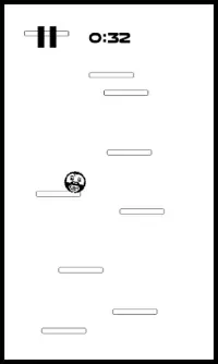 Black and White - Minimalist Endless Runner Game! Screen Shot 0