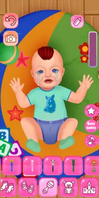 ทารกน้อย แต่งตัว - เกม ดูแลทารกแรกเกิด Screen Shot 5