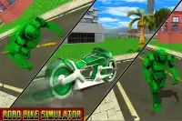 Flying Robot Bike Epic Battle Screen Shot 3