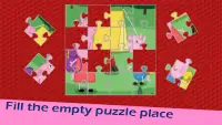 Piggy Jigsaw Puzzle Game Screen Shot 4