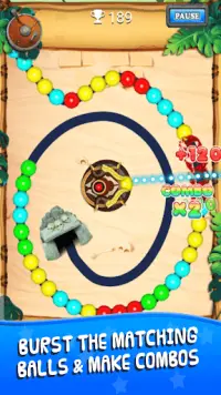 Temple Marble Quest - Marble shooter Screen Shot 1