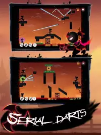 Shadow Stickman Ninja-legends war shooting battle Screen Shot 3