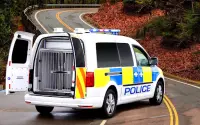 Police Van Gangster Car Chase -New Police Game Screen Shot 1